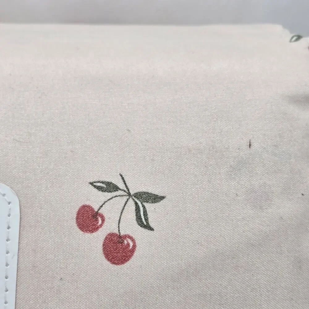 London Kaye QUEEN Sheet Set Cherries NEW! Coquette Tween Retro Retail $58